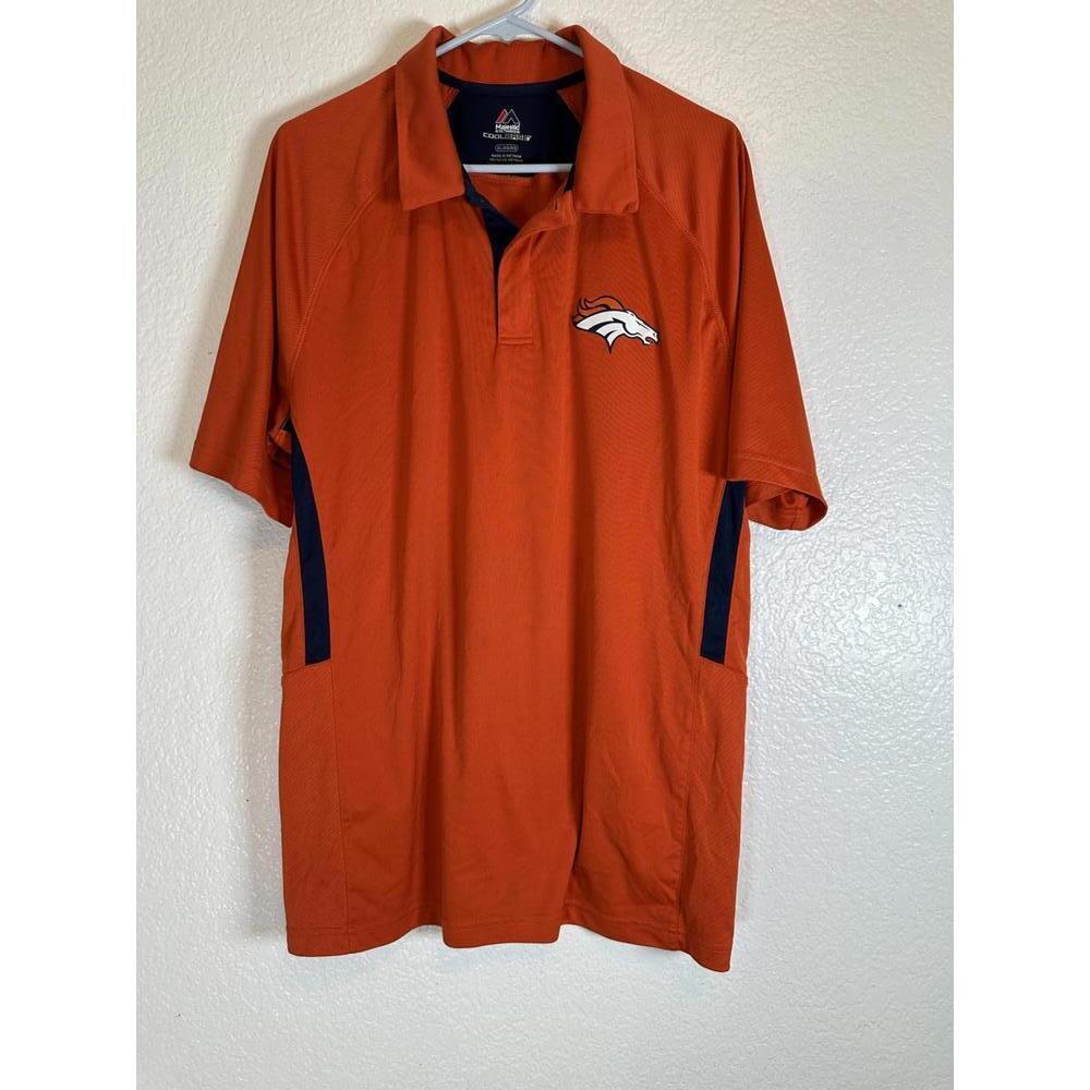Men’s XL NFL Denver Broncos Shirt Majestic Cool Base
